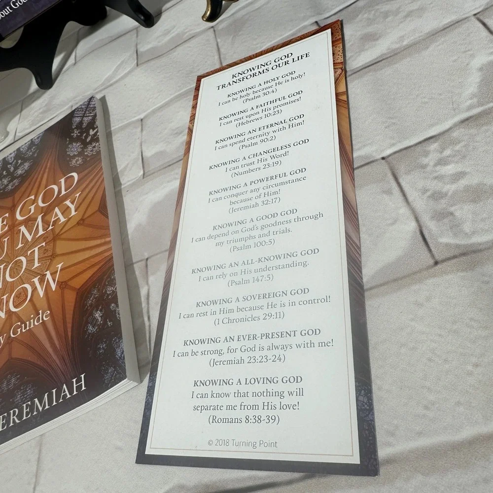 The God You May Not Know CDs HC Book Study Guides Bookmark‎ Set David Jeremiah